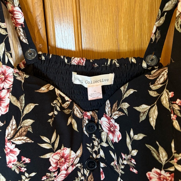 B.O.G. Collective.MIDI Tea Length Boho Floral Dress XL NWOT Cottagecore - Picture 5 of 5